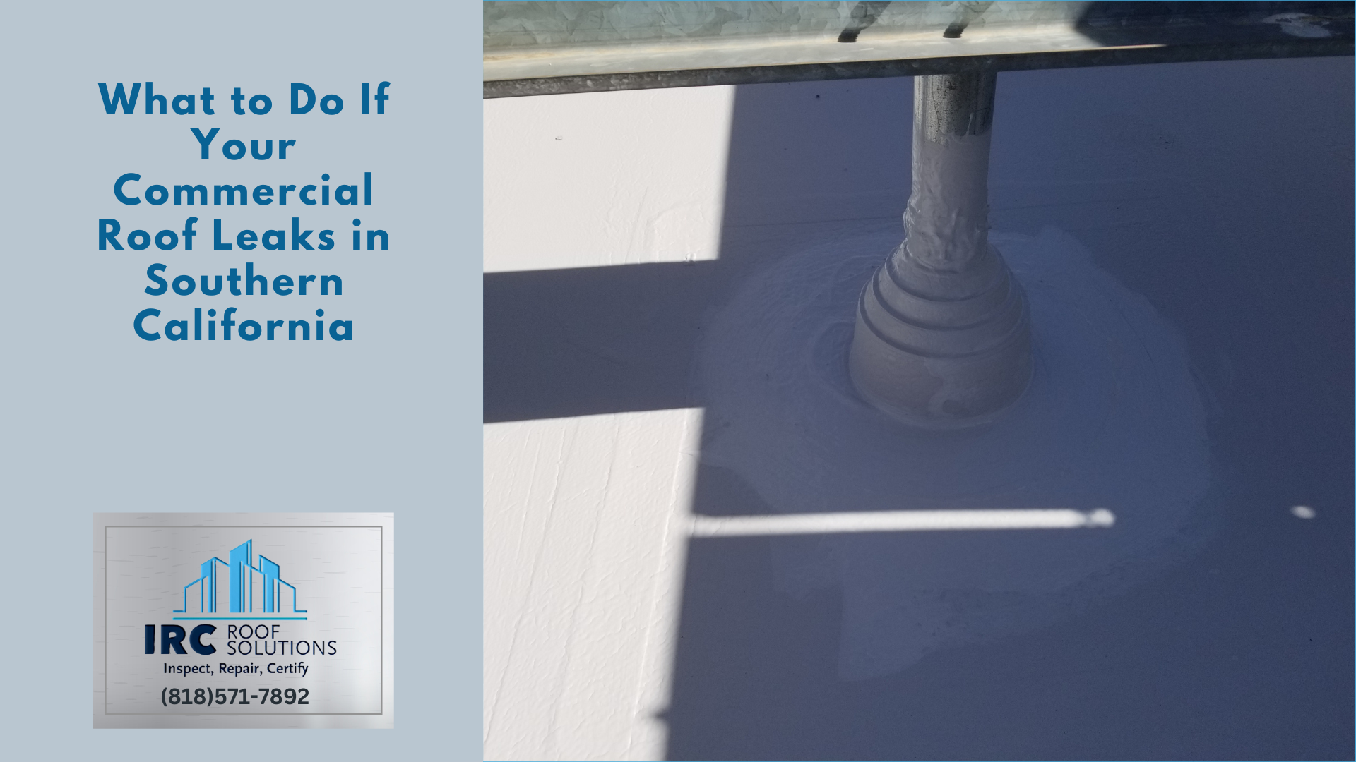 What to Do If Your Commercial Roof Leaks in Southern California